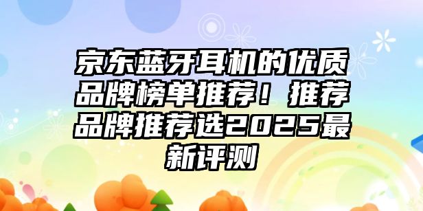 京東藍(lán)牙耳機(jī)的優(yōu)質(zhì)品牌榜單推薦！推薦品牌推薦選2025最新評測