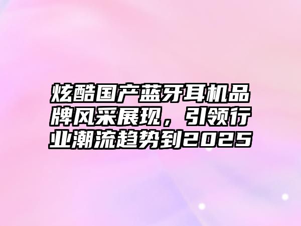 炫酷國(guó)產(chǎn)藍(lán)牙耳機(jī)品牌風(fēng)采展現(xiàn)，引領(lǐng)行業(yè)潮流趨勢(shì)到2025